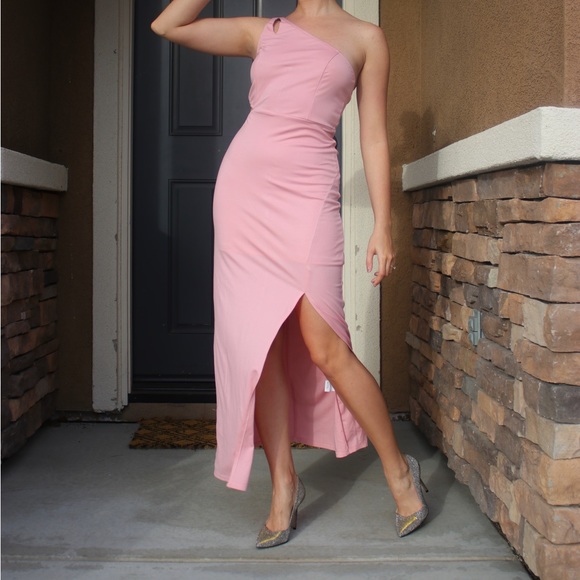 NEW OPEN TO OFFERS women’s one shoulder midi dress - Picture 2 of 3